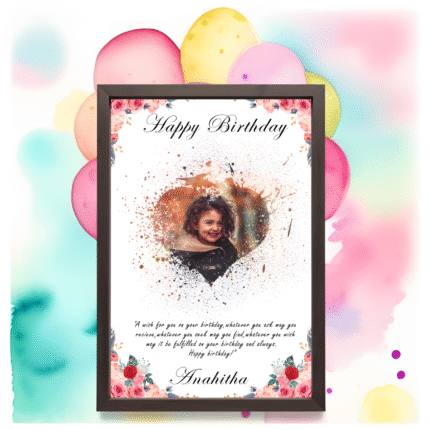 Birthday Photo Frames Gift College Customised Photo Frame A4 Size Looking for the perfect personalized gift? Our customized photo frames are designed to make your special moments last forever!