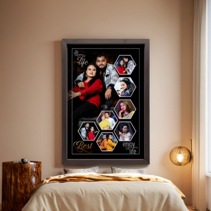 Best Couples Gift College Customised Photo Frame A4 Size Looking for the perfect personalized gift? Our customized photo frames are designed to make your special moments last forever!
